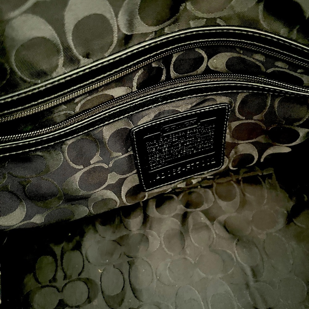 Coach black duffle bag - Picture 6 of 7